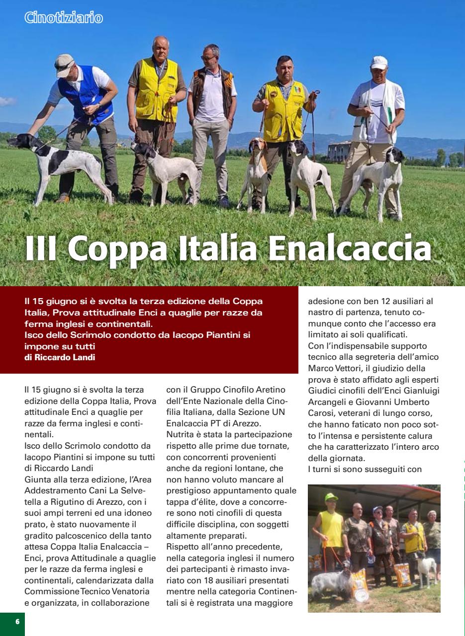 La Gazzetta Della Cinofilia Venatoria Preview Pages