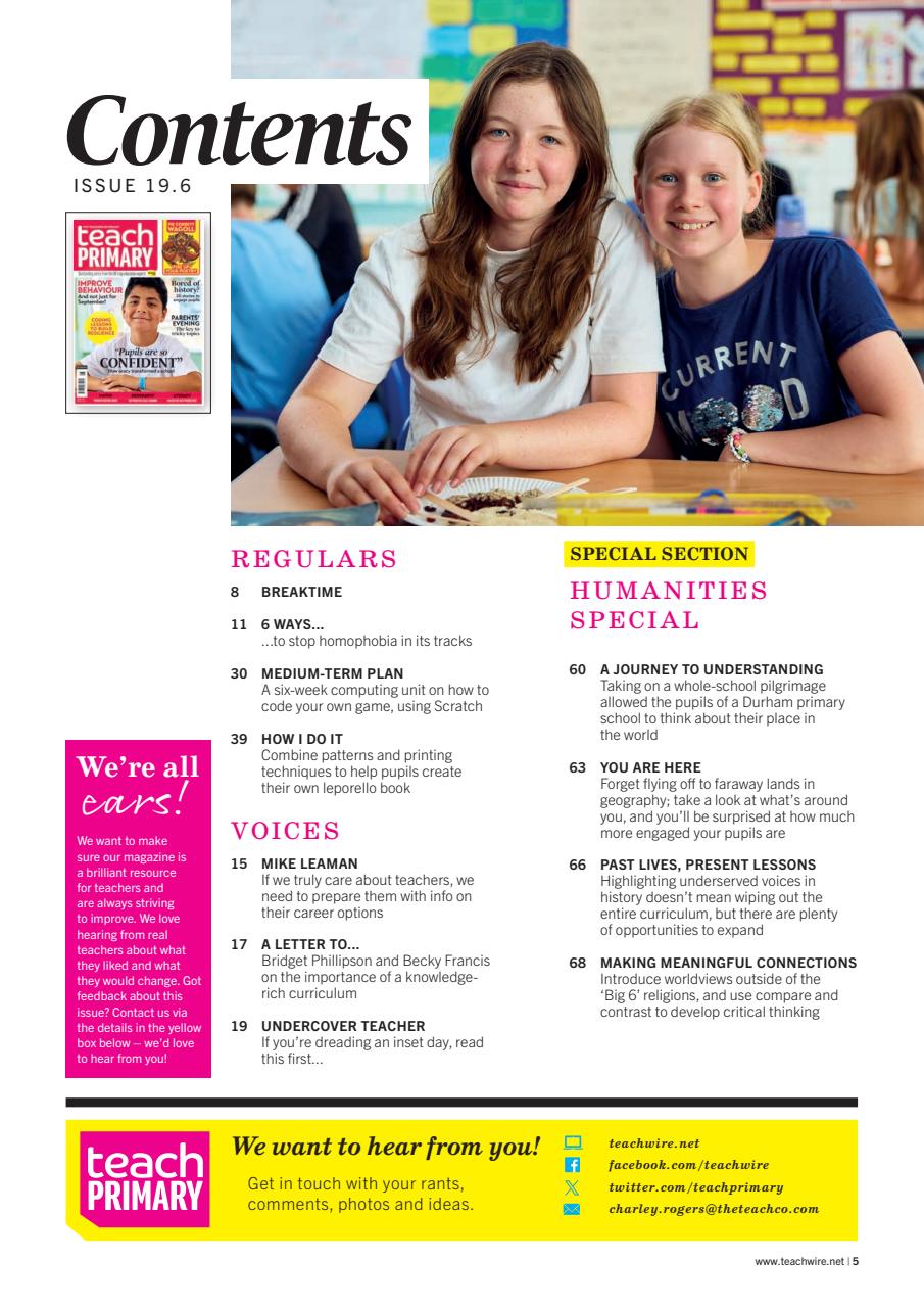 Teach Primary Preview Pages