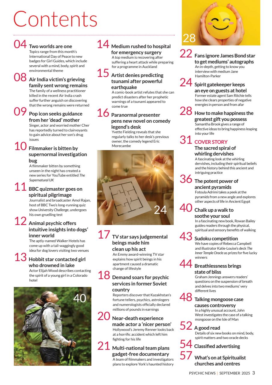 Psychic News Preview Pages