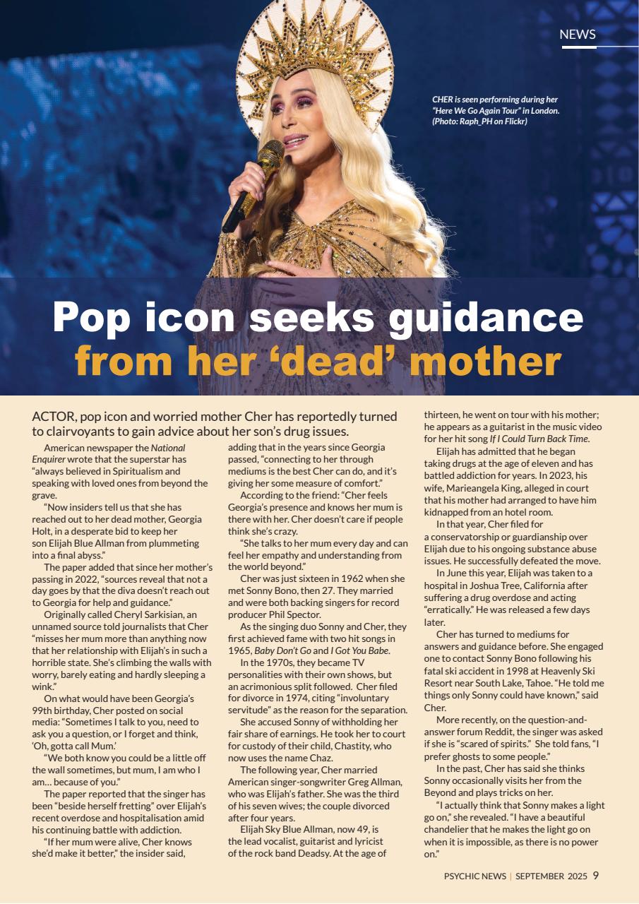 Psychic News Preview Pages