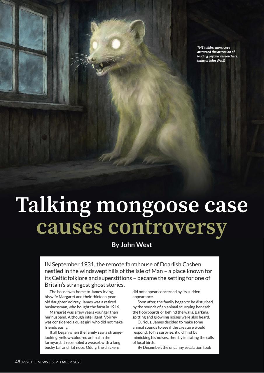 Psychic News Preview Pages