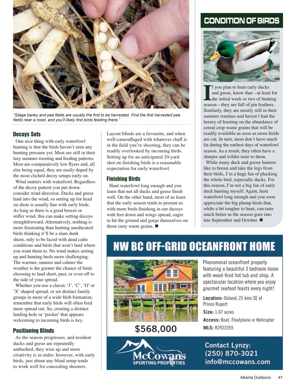 Alberta Outdoors Preview Pages