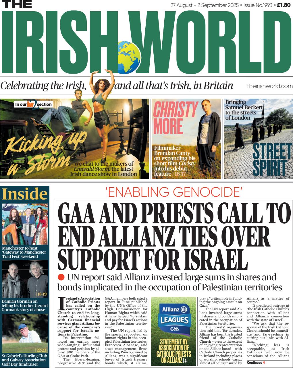 Irish World Preview Pages