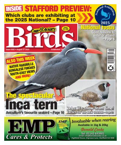 Cage & Aviary Birds issue 27th August 2025