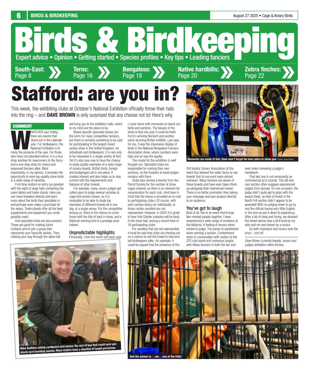 Cage & Aviary Birds Preview Pages