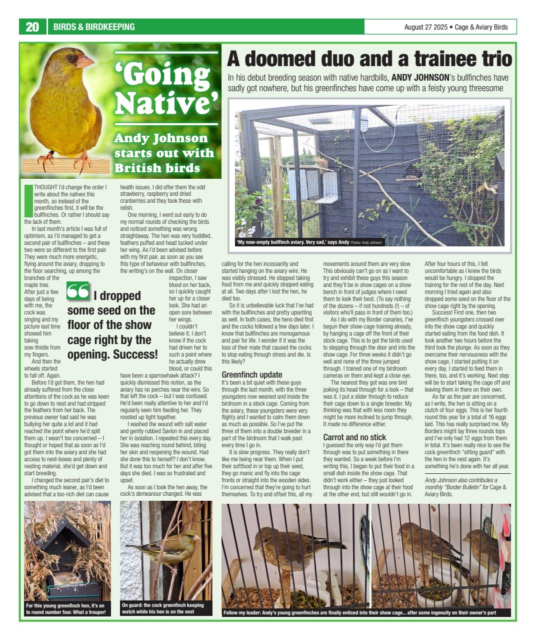 Cage & Aviary Birds Preview Pages