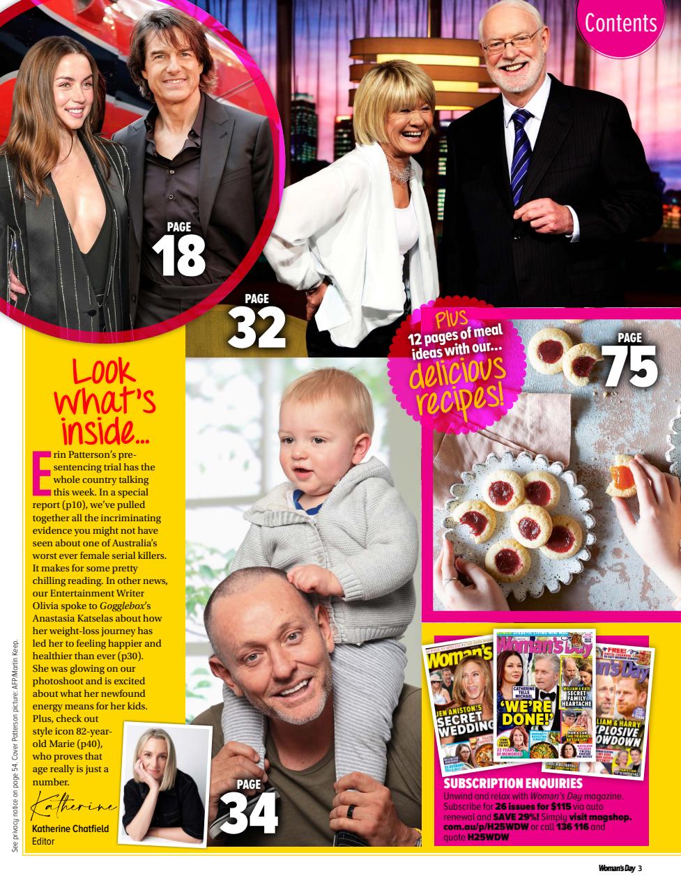 Woman's Day Australia Preview Pages