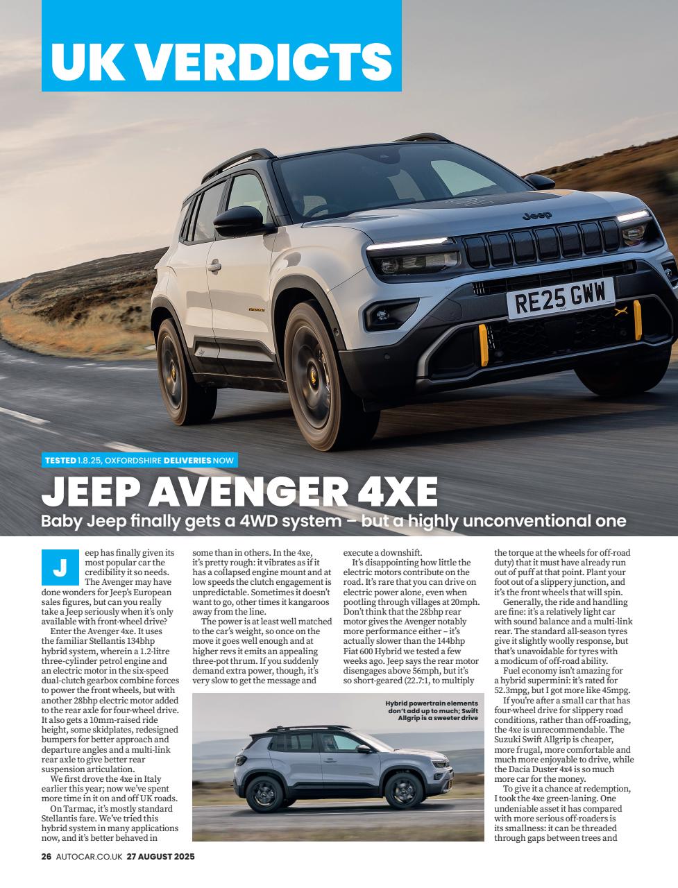 Autocar Preview Pages