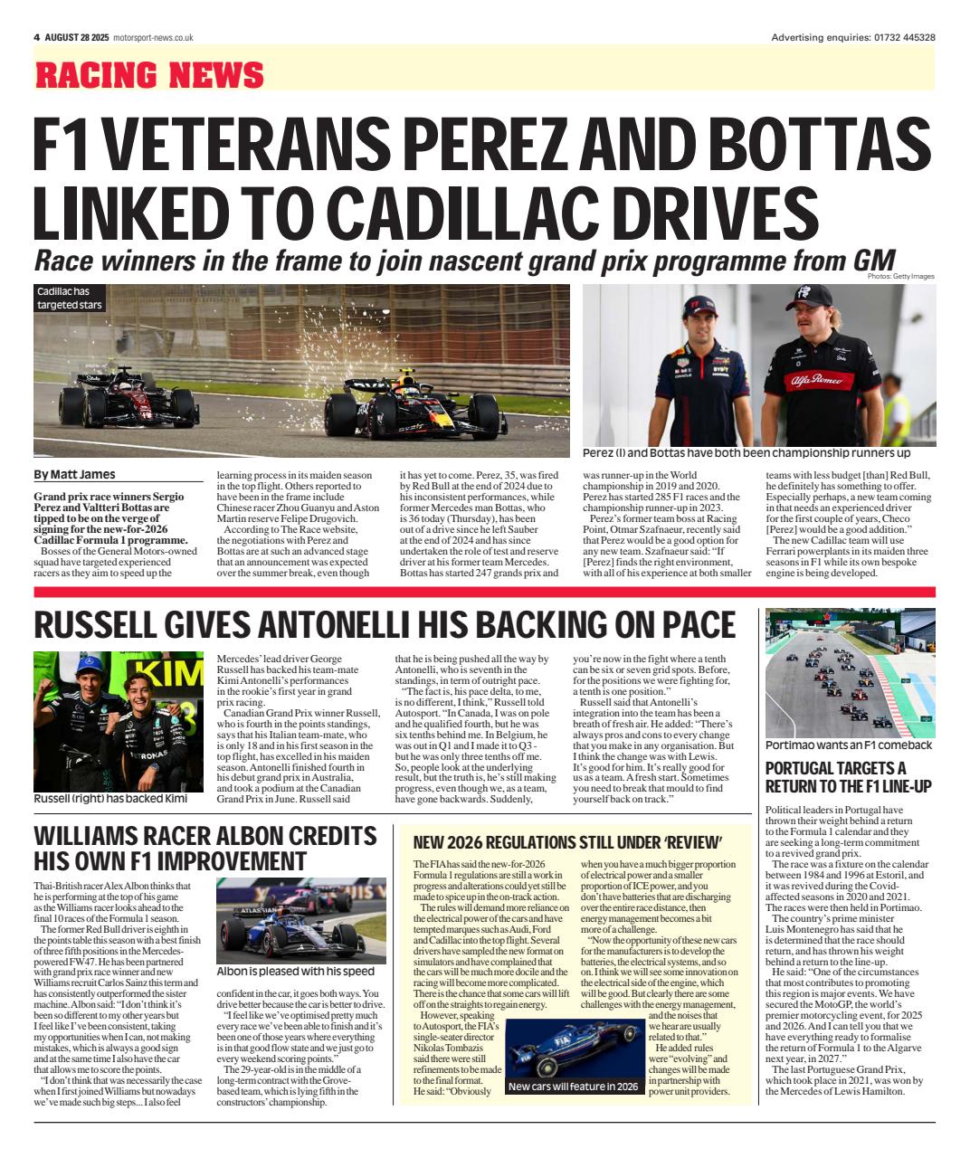 Motorsport News Preview Pages