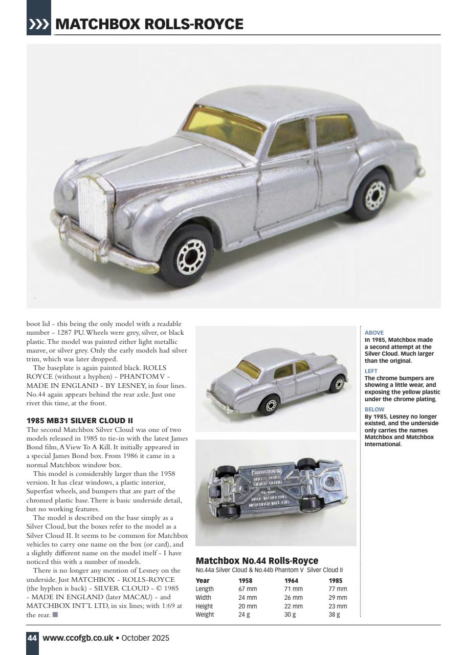 Diecast Collector Preview Pages