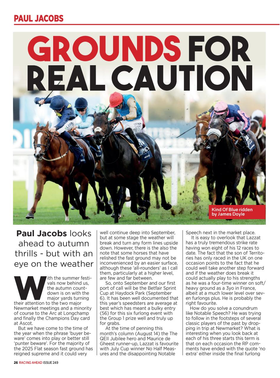 Racing Ahead Preview Pages