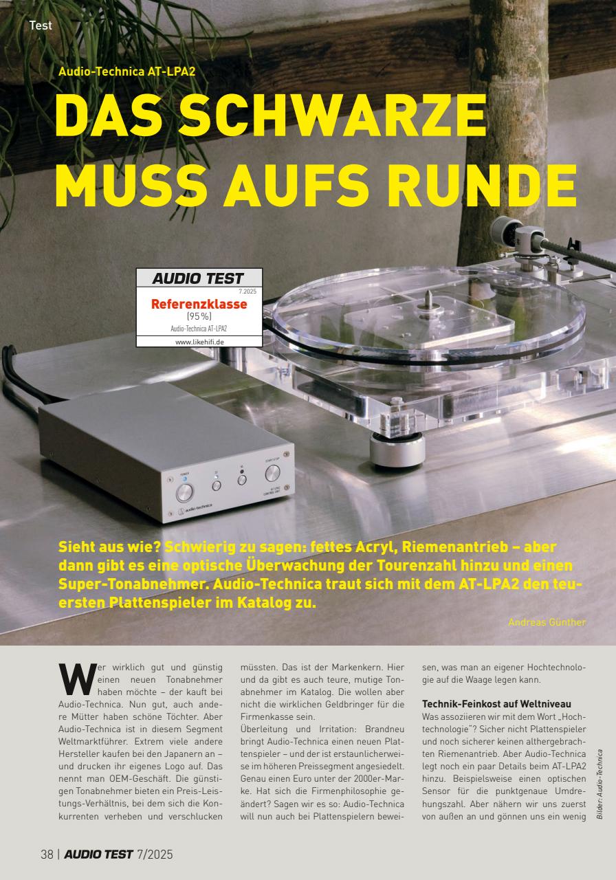 Audio Test Preview Pages