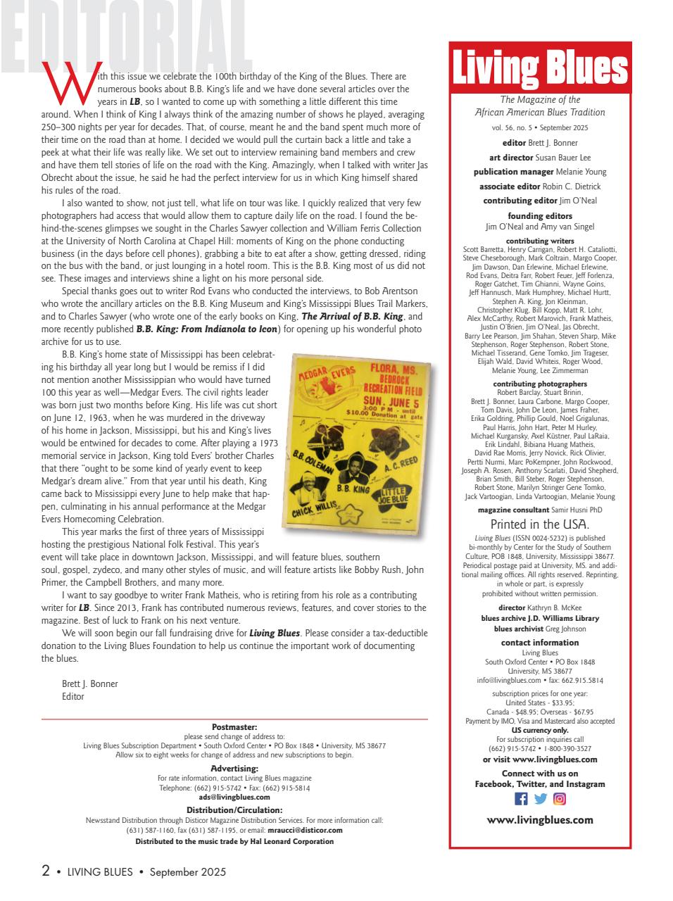 Living Blues Preview Pages