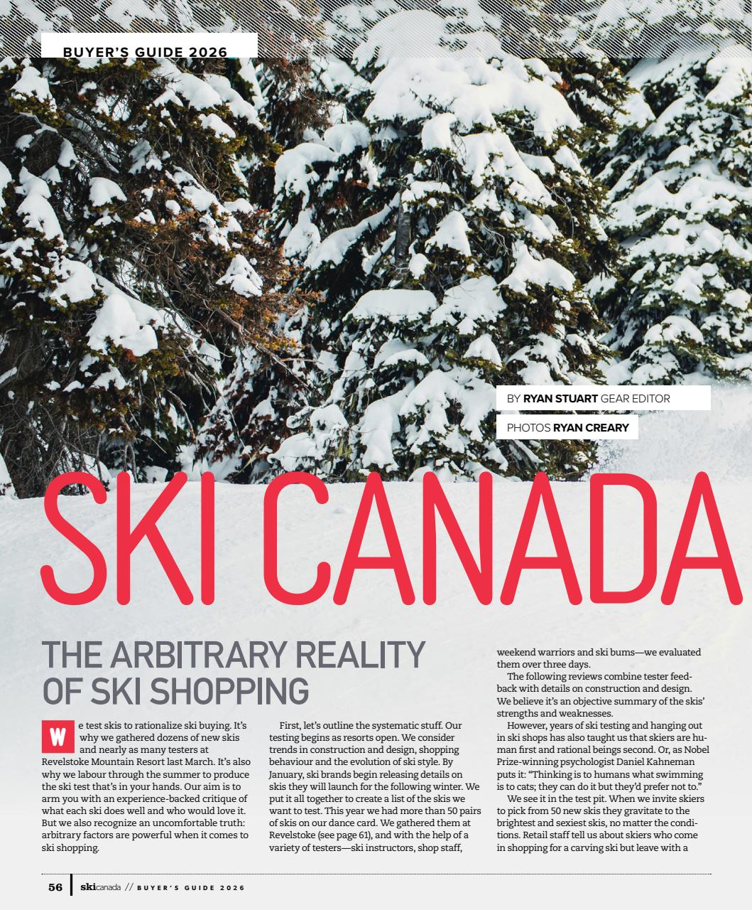 Ski Canada Preview Pages
