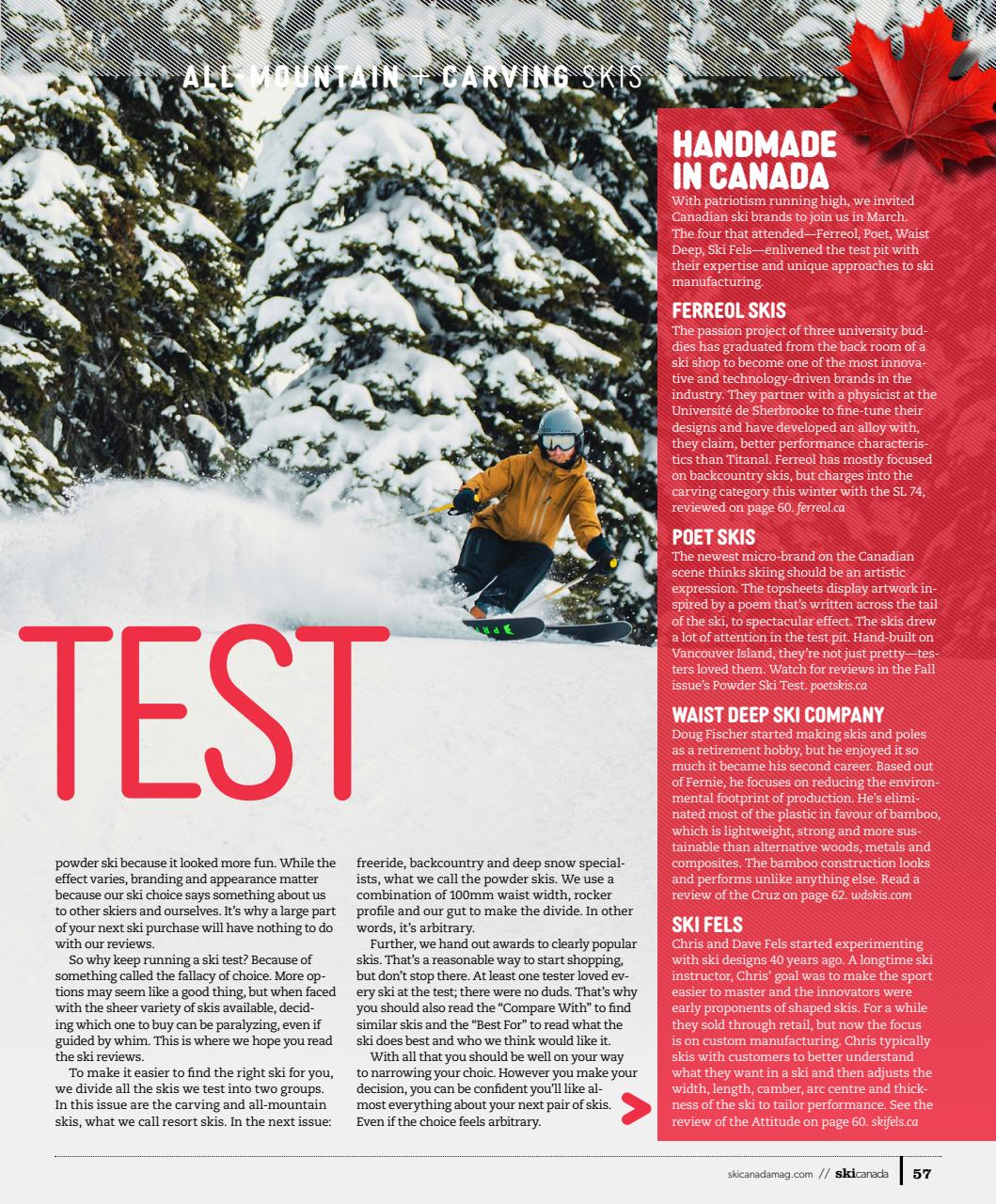 Ski Canada Preview Pages