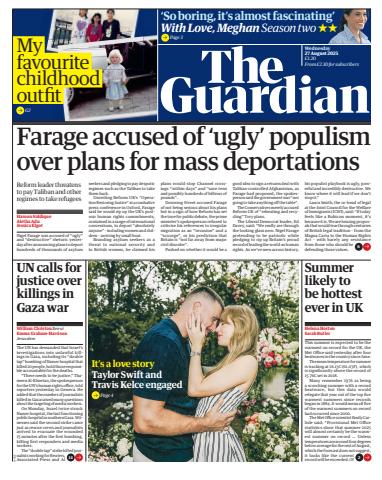 The Guardian Newspaper issue Wednesday, 27 August 2025