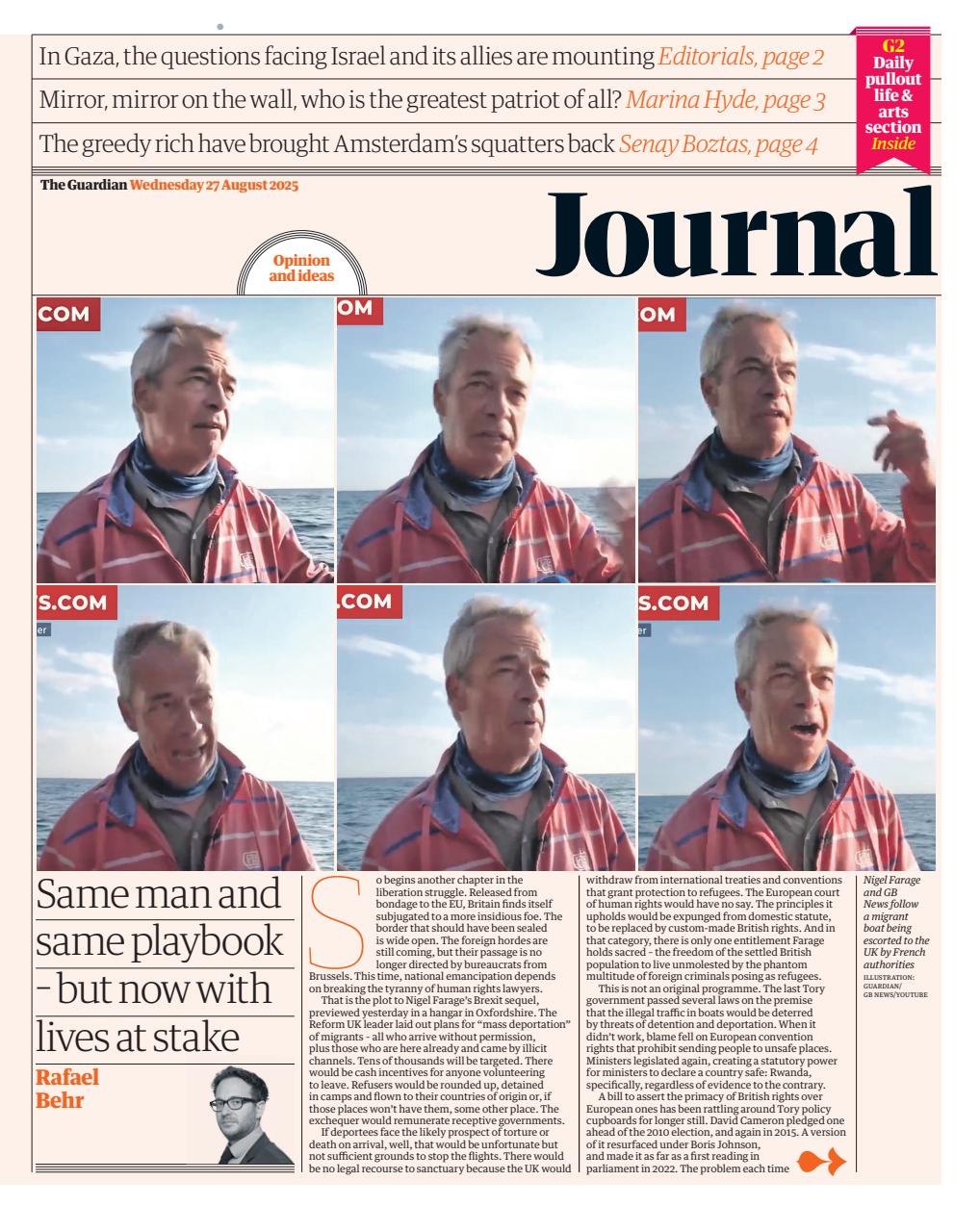 The Guardian Newspaper Preview Pages