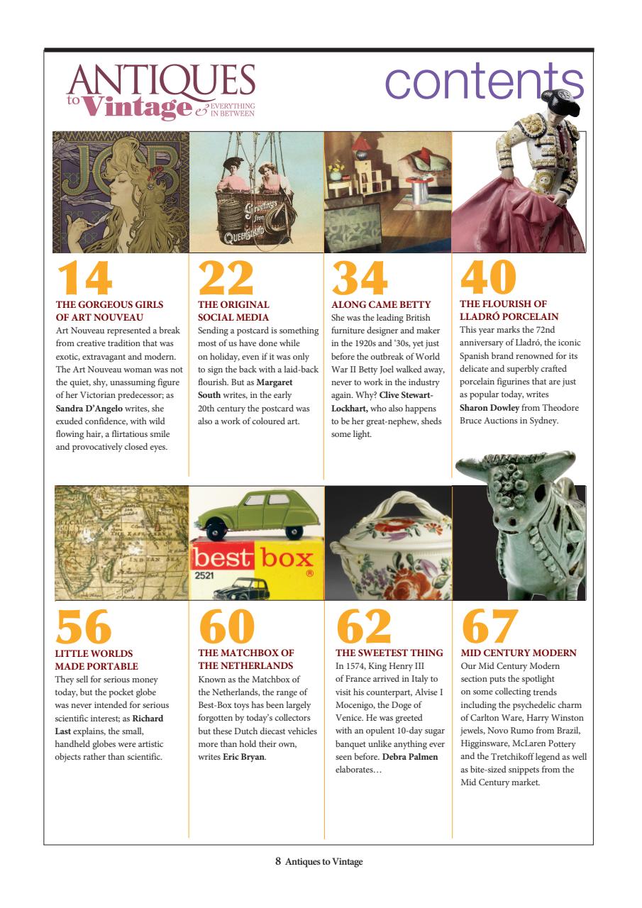 Antiques to Vintage Preview Pages