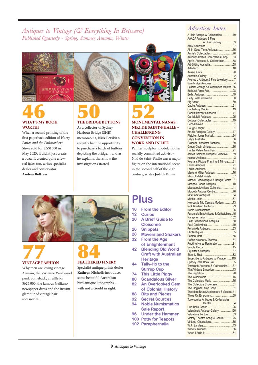 Antiques to Vintage Preview Pages