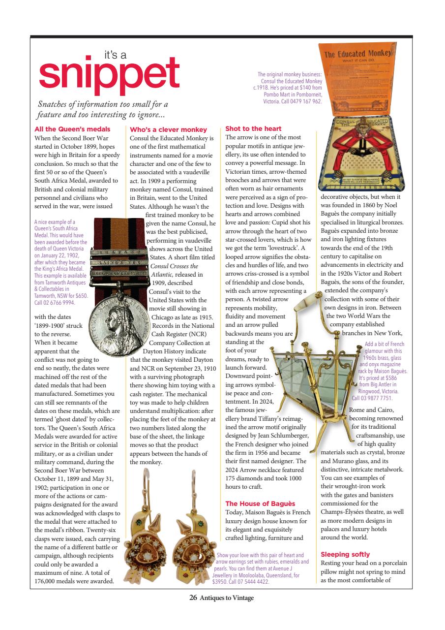 Antiques to Vintage Preview Pages