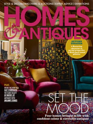Homes & Antiques Magazine issue October 2025