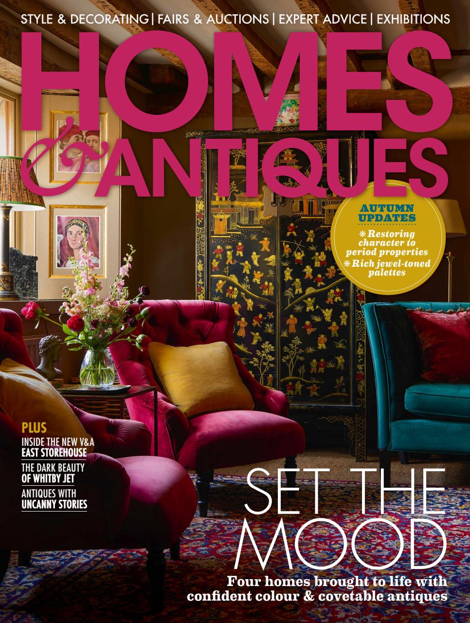 Homes & Antiques Magazine Preview Pages