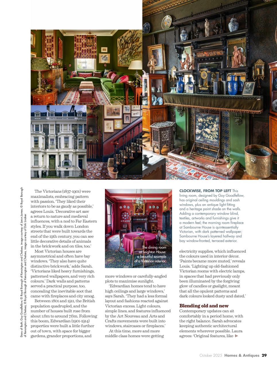 Homes & Antiques Magazine Preview Pages