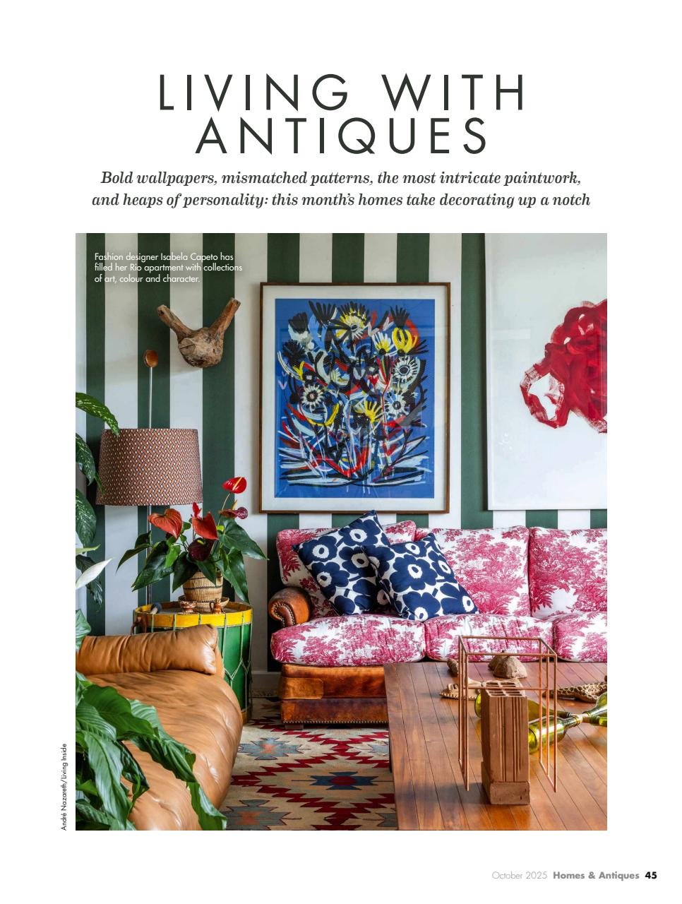 Homes & Antiques Magazine Preview Pages