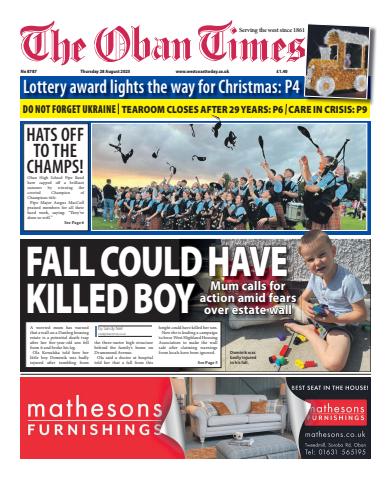 The Oban Times & Lochaber Times issue Thursday, August 28, 2025