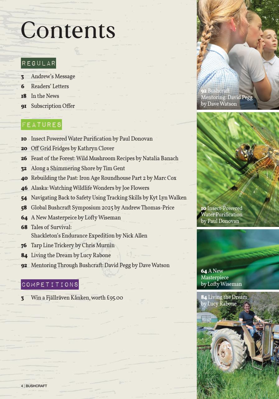Bushcraft & Survival Skills Magazine Preview Pages