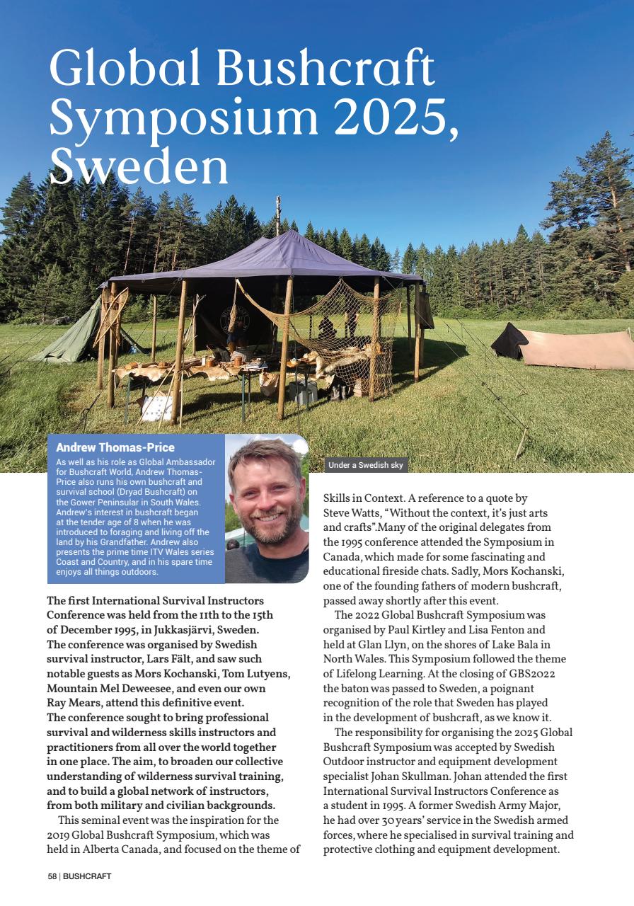 Bushcraft & Survival Skills Magazine Preview Pages