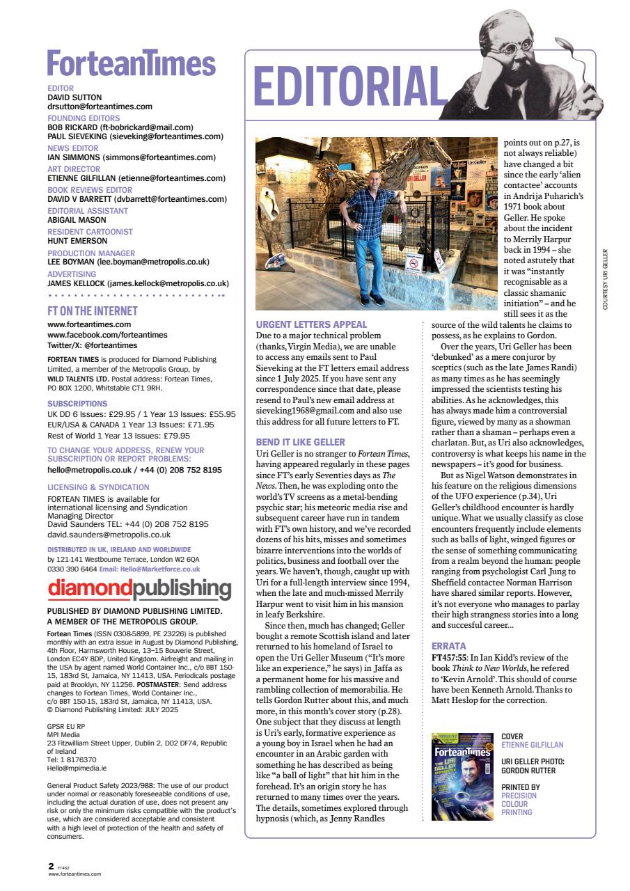 Fortean Times Preview Pages