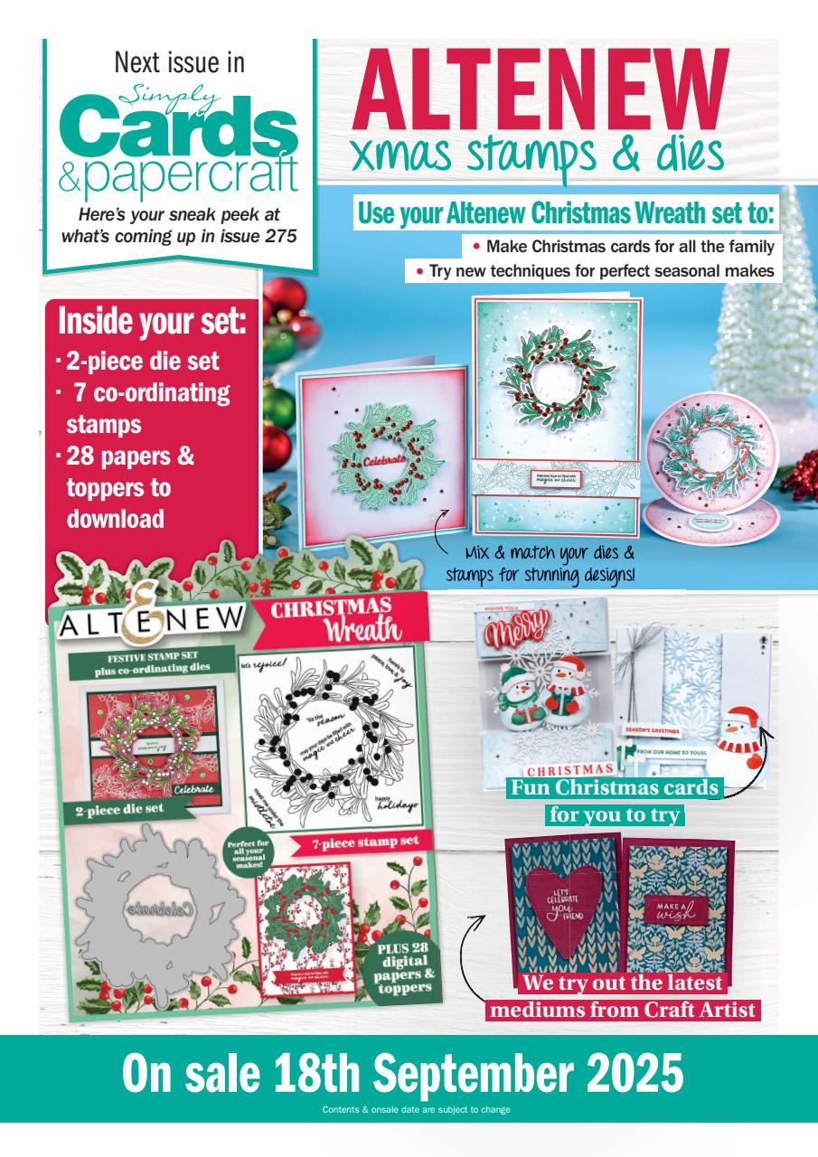 Simply Cards & Papercraft Preview Pages