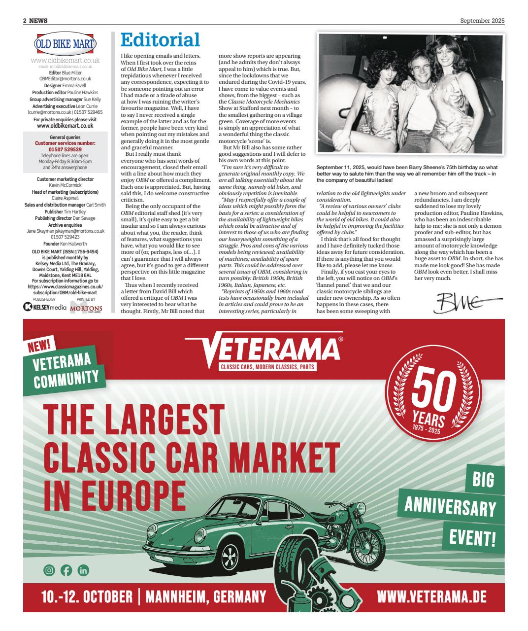 Old Bike Mart Preview Pages