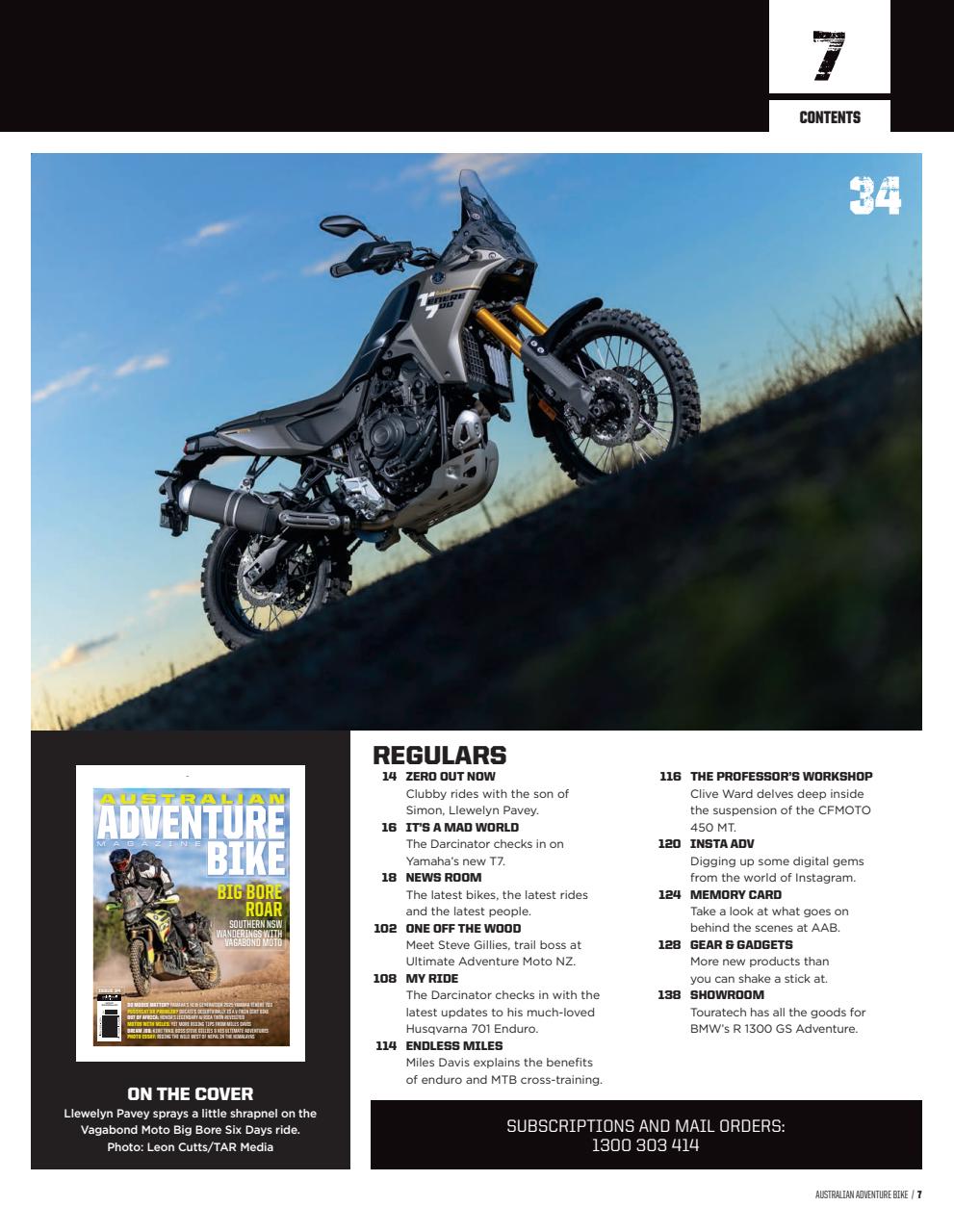 Australian Adventure Bike Preview Pages