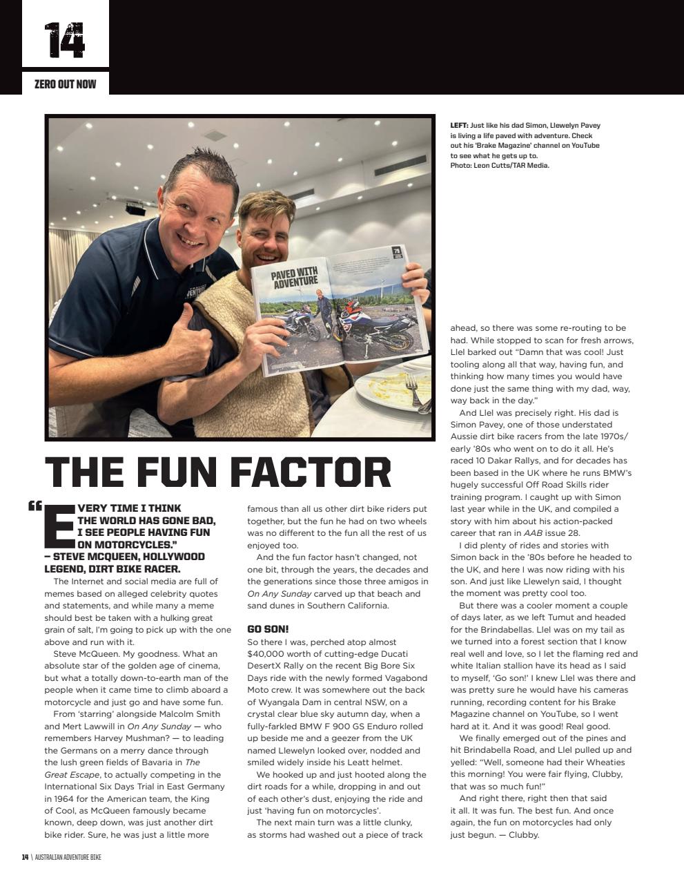 Australian Adventure Bike Preview Pages