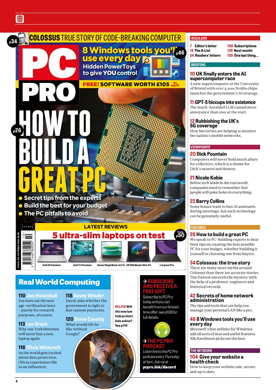 PC Pro Preview Pages