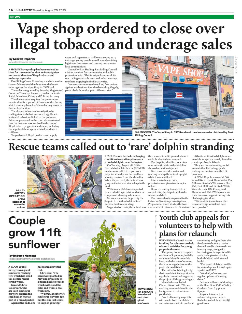 The Holderness & Hornsea Gazette Preview Pages