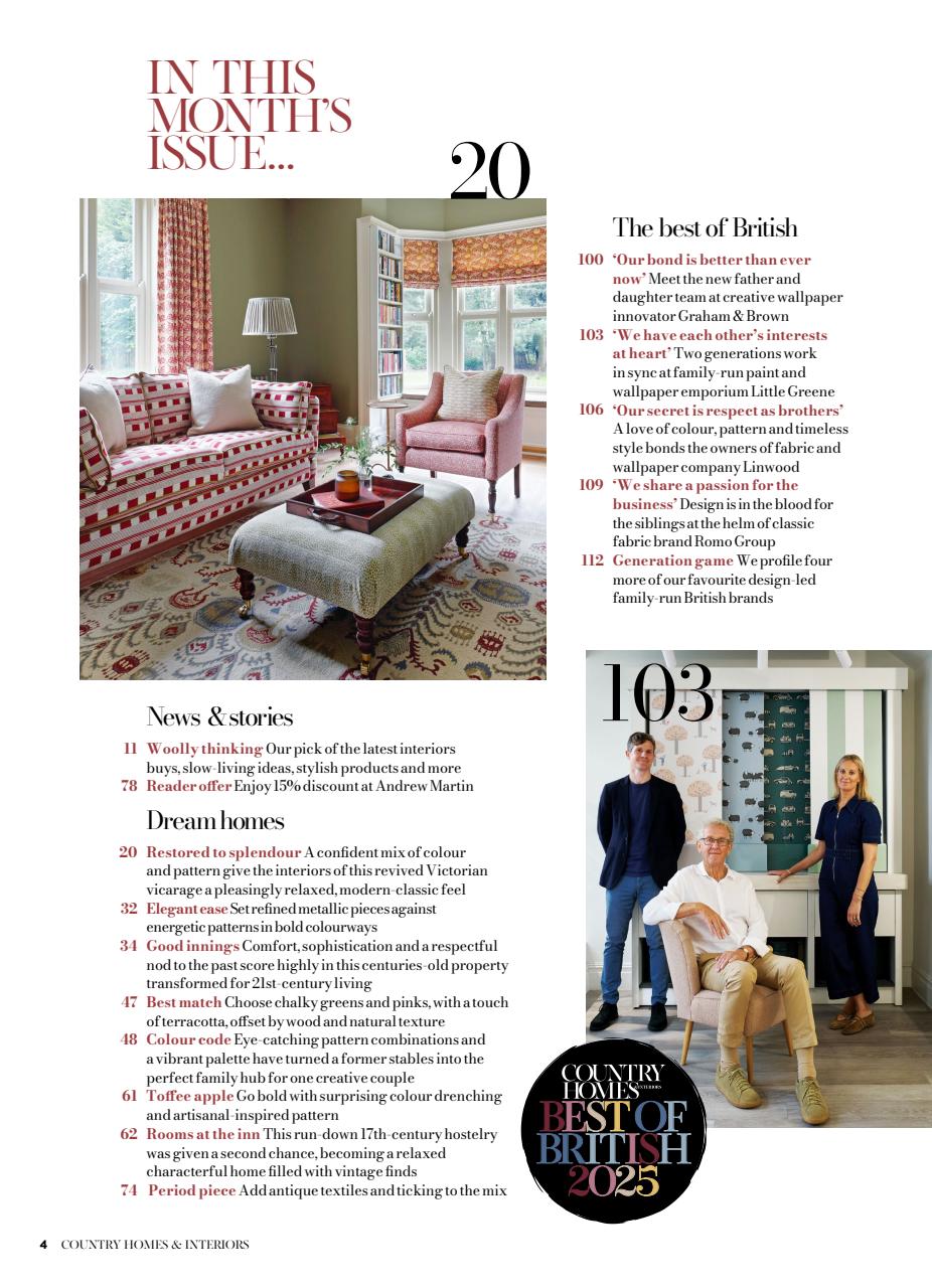 Country Homes & Interiors Preview Pages
