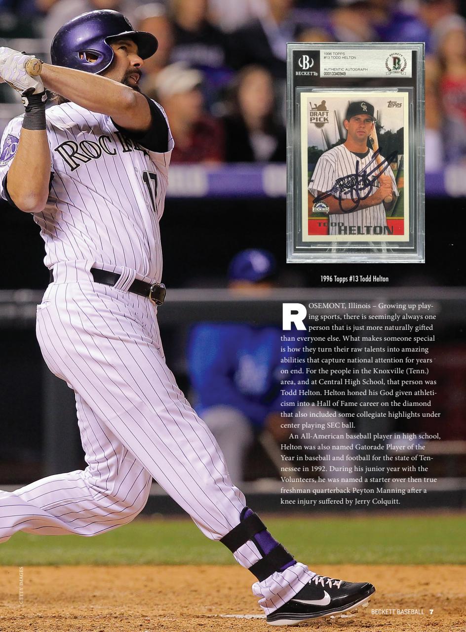 Beckett Baseball Magazine Preview Pages