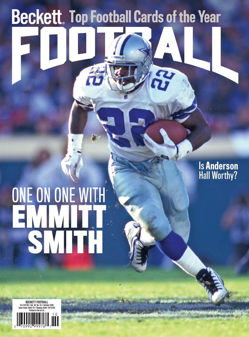 Beckett Football Magazine Preview Pages