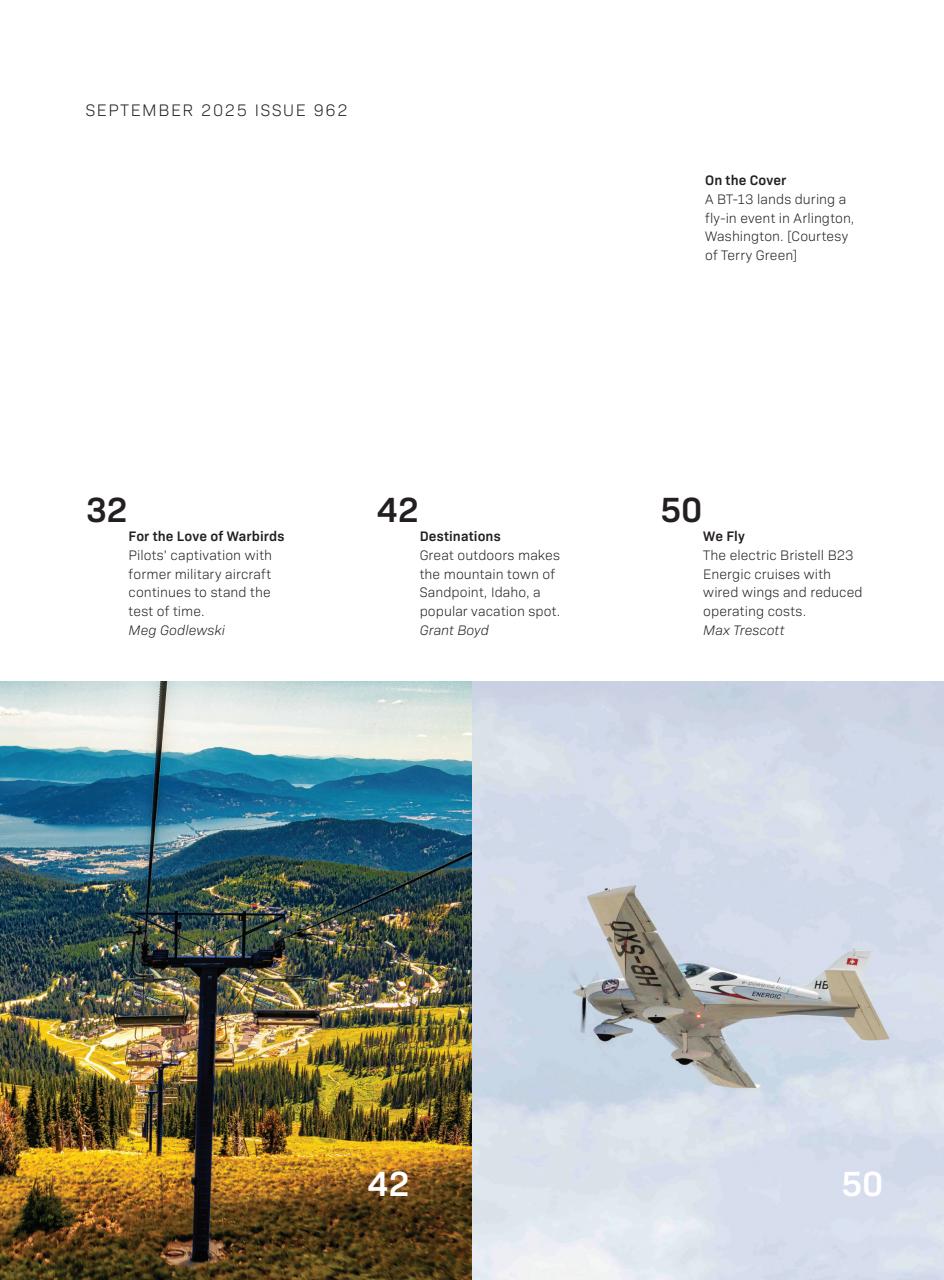 FLYING Magazine Preview Pages