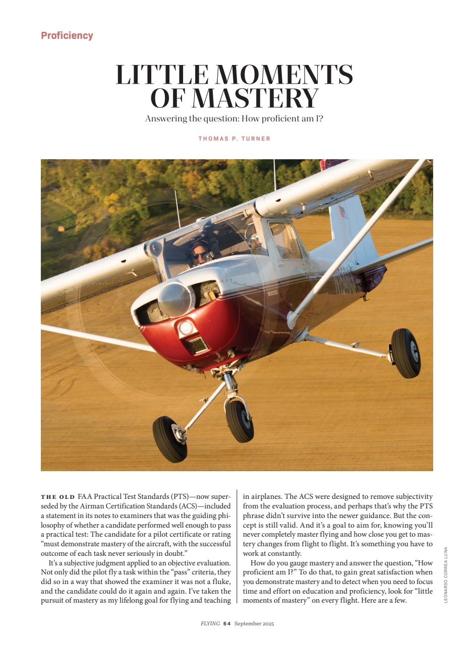 FLYING Magazine Preview Pages