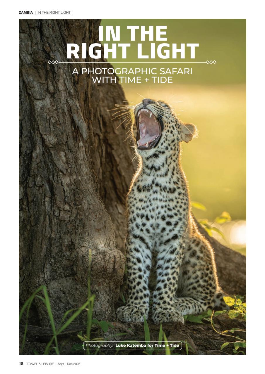 Travel & Leisure Zambia & Zimbabwe Preview Pages