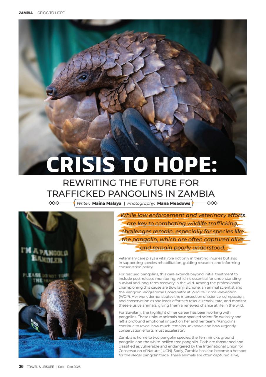 Travel & Leisure Zambia & Zimbabwe Preview Pages