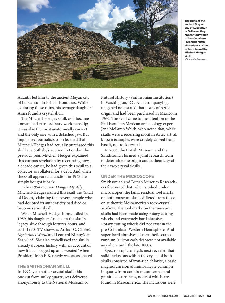 Rock&Gem Magazine Preview Pages