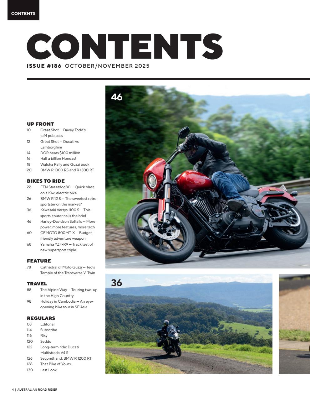 Australian Road Rider Preview Pages