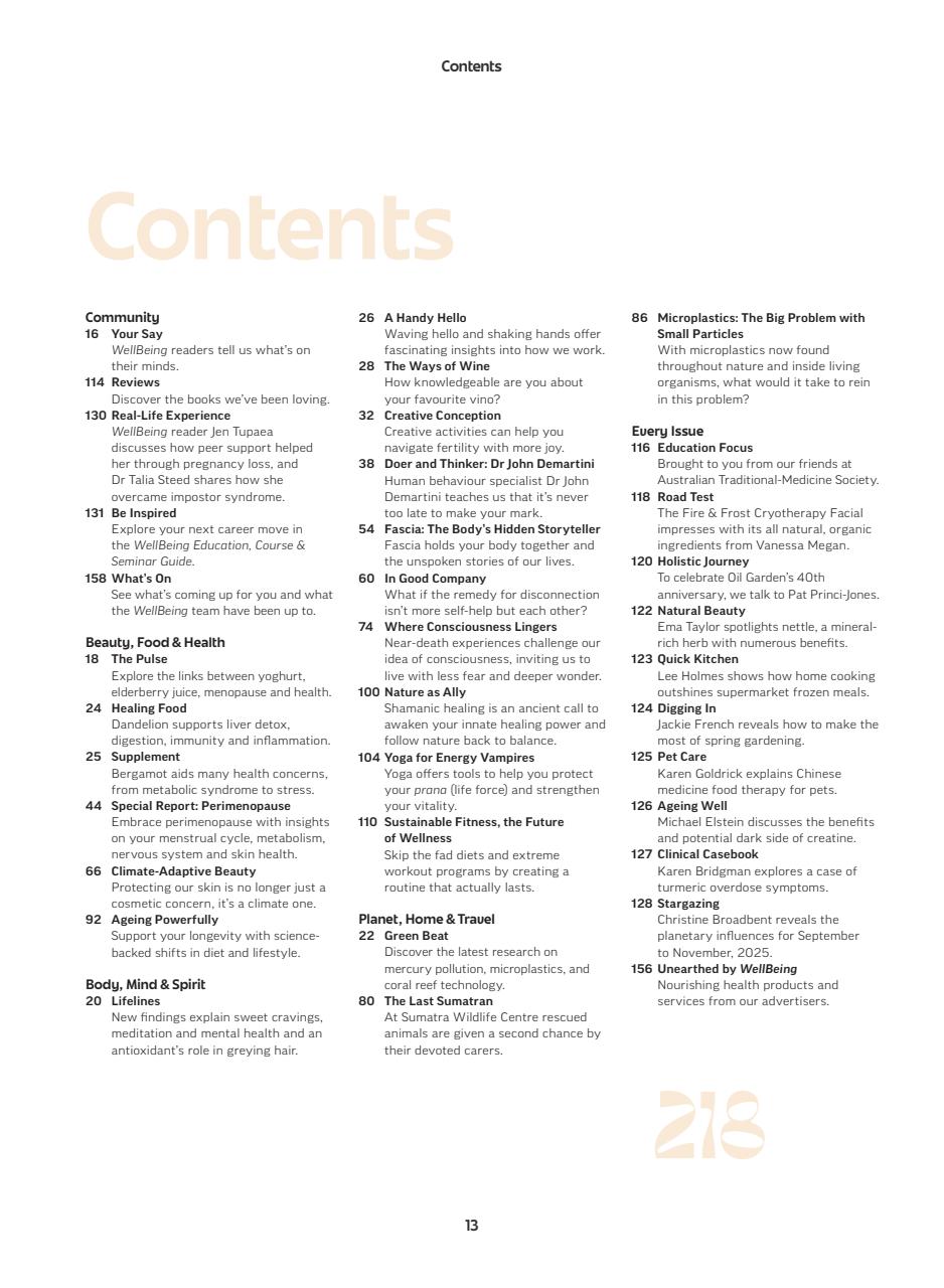 WellBeing Preview Pages