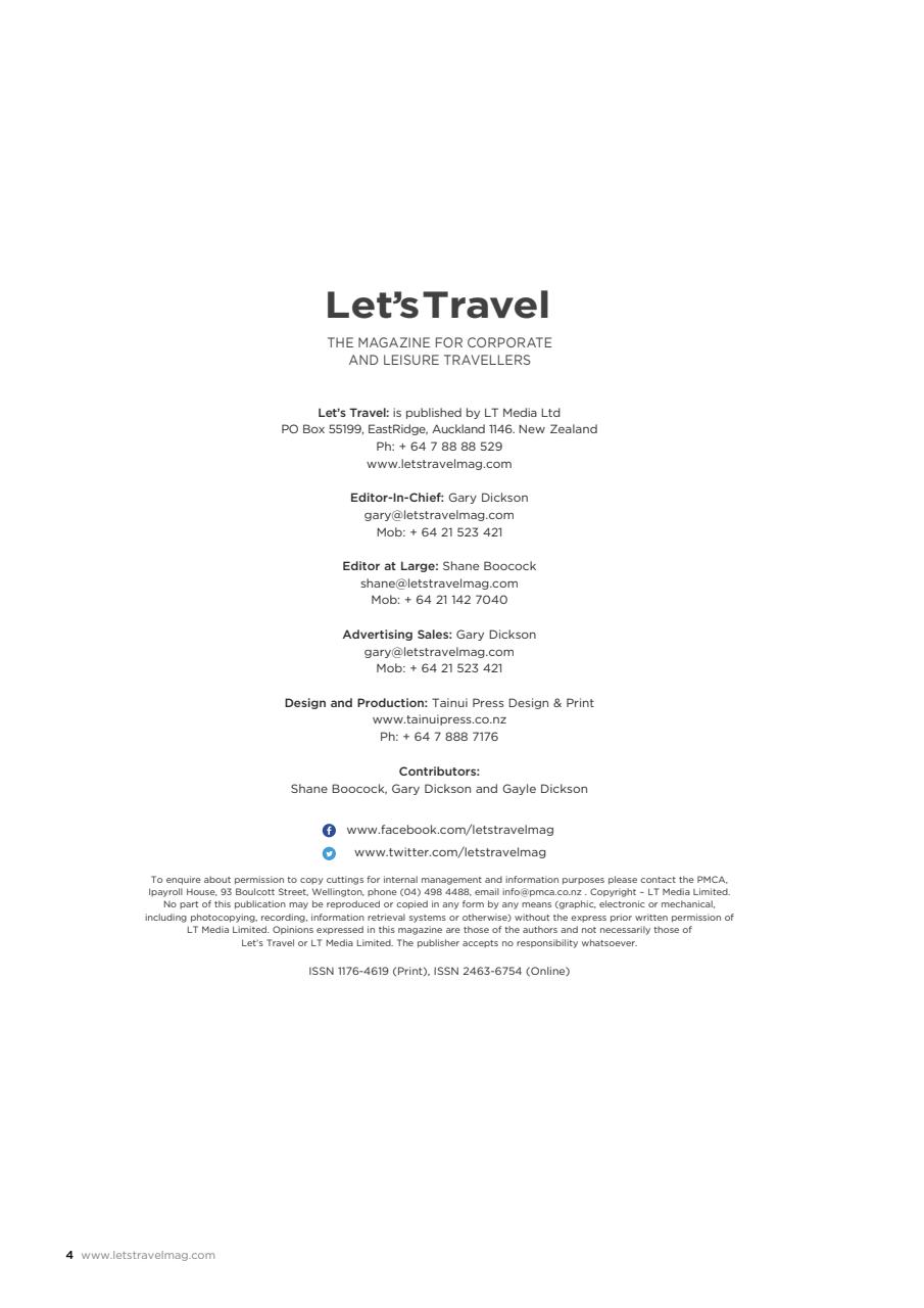 Let’s Travel Preview Pages