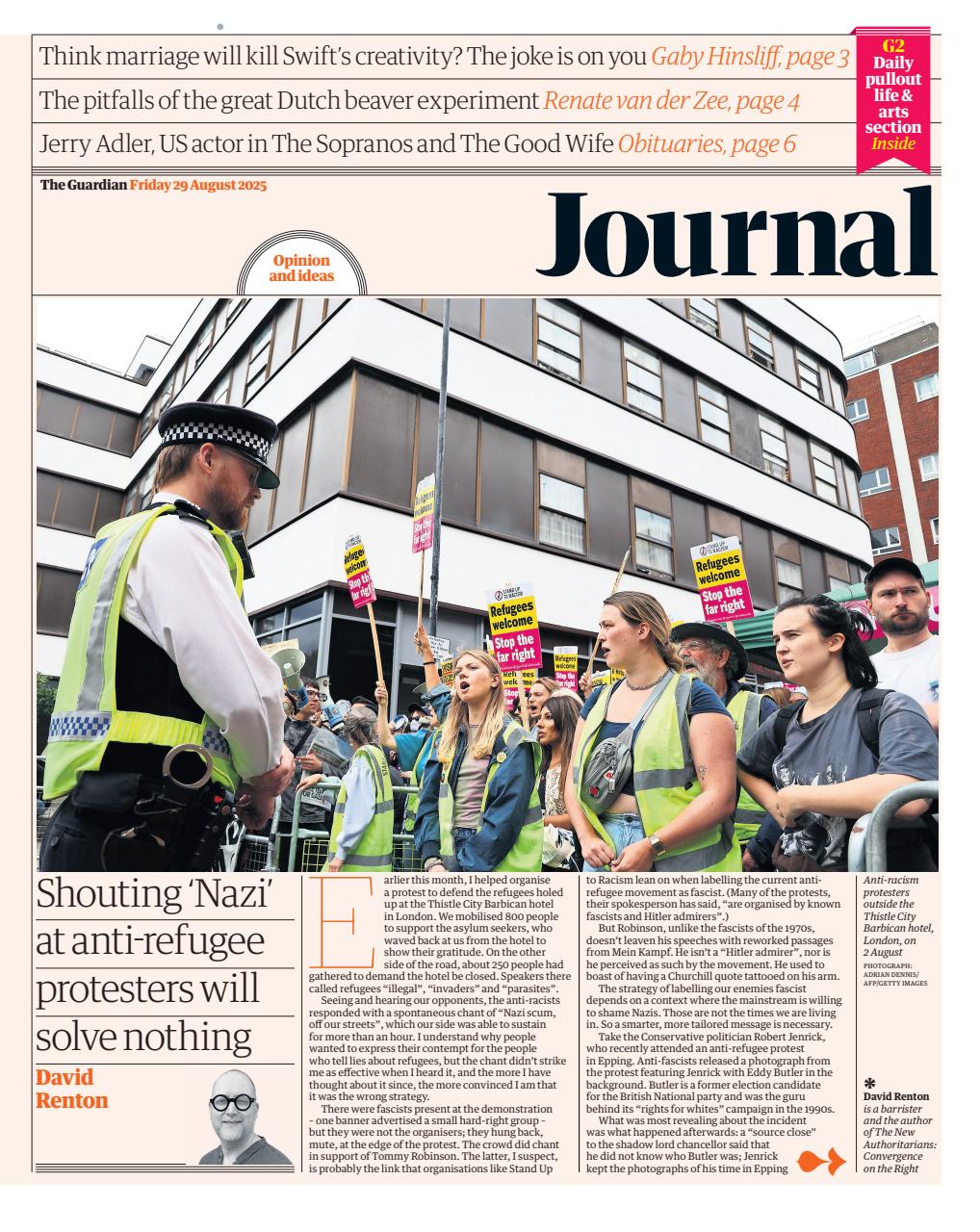 The Guardian Newspaper Preview Pages